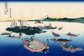  Provinz Kunst - Tsukada Insel in der Provinz Musashi Katsushika Hokusai Ukiyoe
